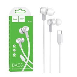 Hoco Wired Earphones M86 Ocean Type C with Microphone 1.2m White Hoco Wired Earphones M86 Ocean Type C with Microphone 1.2m White